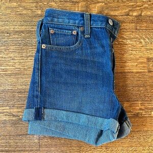 Levi Denim High Waist Shorts